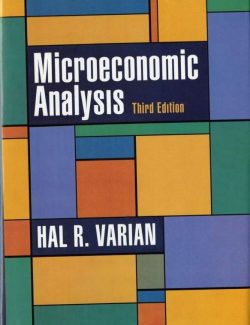 Microeconomic Analysis – Hal R. Varian – 3rd Edition
