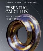Calculus Early Transcendental Functions Ron Larson Bruce Edwards 1st Edition