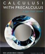 Calculus I with Precalculus Ron Larson Bruce Edwards 3rd Edition