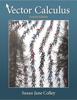 Vector Calculus – Susan J. Colley – 4th Edition