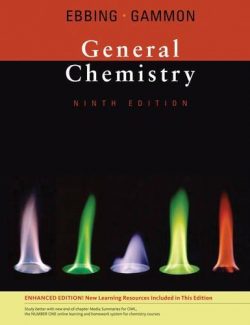 General Chemistry – Darrell D. Ebbing, Steven D. Gammon – 9th Edition