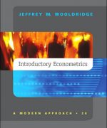introductory econometrics a modern approach jeffrey m wooldridge 2