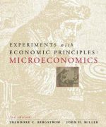 experiments with economic principles t bergstrom j miller