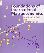 foundations of international macroeconomics m obstfeld k rogoff 1st edition