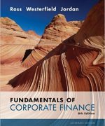fundamentals of corporate finance stephen ross 8th edition