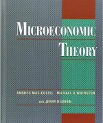 microeconomic theory a mas colell m whinston j green
