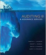 auditing assurance services timothy louwers 2nd edition