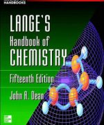 langes handbook of chemistry john a dean 15th edition