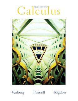 Calculus – Edwin Purcell, Dale Varberg – 9th Edition