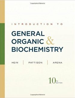 Introduction to General, Organic, and Biochemistry – Hein, Pattison – 10th Edition