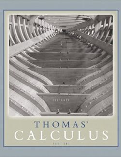 Thomas Calculus Part 1 Single Variable George Thomas 11th Edition