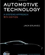 automotive technology a systems approach jck erjavec 5th edition