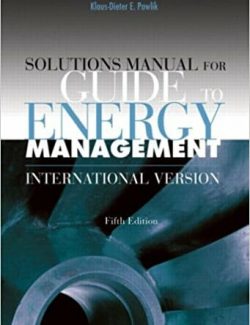 Guide to Energy Management – Klaus-Dieter Pawlik – 5th Edition