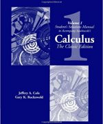 Calculus. The Classic Edition Vol.1 – Earl W. Swokowski Jeffery A. Cole 1