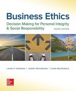 business ethics laura p hartman joseph desjardins chris macdonald 4th edition