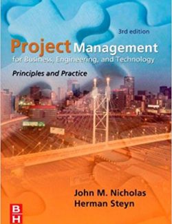 Project Management for Engineering, Business and Technology – J. Nicholas – 3rd Edition
