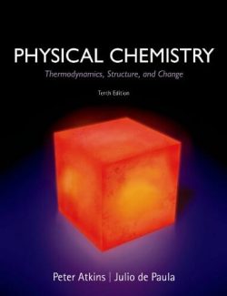 physical chemistry thermodynamics structure and change peter atkins julio de paula 10th edition