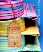 statistics for business and economics james t mcclave p george benson terry sincich 10th