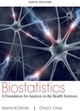 biostatistics wayne w daniel chad l cross 10th edition