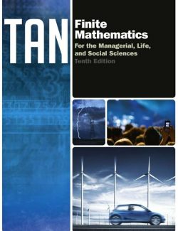 finite mathematics for the managerial life and social sciences soo t tan 10th edition