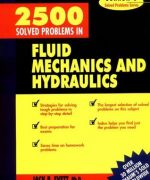 2500 solved problems in fluid mechanics hydraulics schaum jack b evett