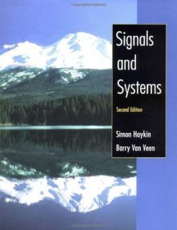 Signals and Systems – Simon S. Haykin, Barry Van Veen – 2nd Edition