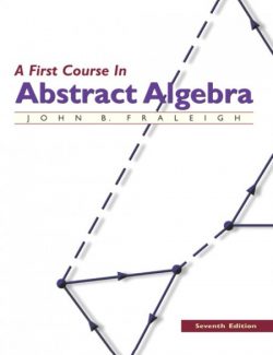 a first course in abstract algebra j fraleigh 7th edition