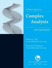 A First Course in Complex Analysis with Applications – Dennis G. Zill – 1st Edition