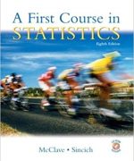 a first course in statistics james t mcclave terry sincich 8th edition