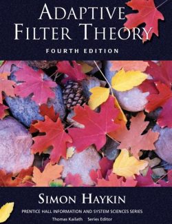 adaptive filter theory simon haykin 4th