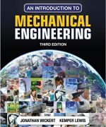 an introduction to mechanical engineering jonathan wickert 3rd edition