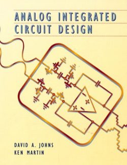 Analog Integrated Circuit Design – D. Johns, K. Martin – 2nd Edition