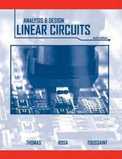 The Analysis and Design of Linear Circuits – Thomas, Rosa, Toussaint – 6th Edition