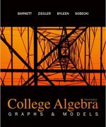 college algebra graphs models raymond a barnett 3rd edition
