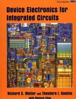 Device Electronics for Integrated Circuits – R. Muller, T. Kamins – 3rd Edition