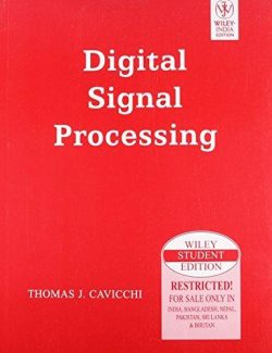 Digital Signal Processing – Thomas J. Cavicchi – 1st Edition