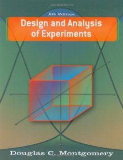 Design and Analysis of Experiments – Montgomery – 6th Edition