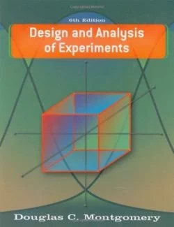 Design and Analysis of Experiments – Montgomery – 6th Edition