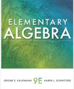 elementary algebra jerome e kaufmann 9th edition