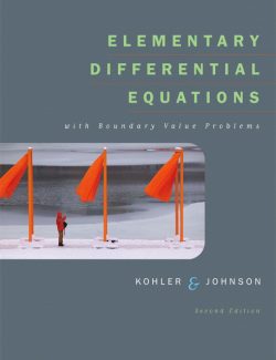 Elementary Differential Equations – W. Kohler, L. Johnson – 1st Edition