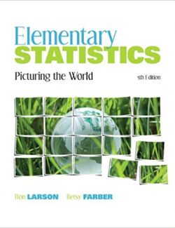 Elementary Statistics – Ron Larson, Betsy Farber – 5th Edition