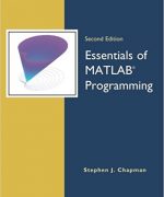 essentials of matlab programming stephen j chapman 2nd edition