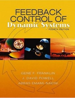 Feedback Control Dynamic Systems – Franklin, Powell, Emami-Naeini – 4th Edition