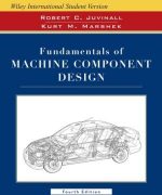 fundamentals of machine component design r juvinall k marshek 1st edition
