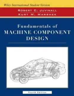 fundamentals of machine component design r juvinall k marshek 1st edition