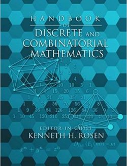 handbook of discrete and combinatorial mathematics kenneth h rosen