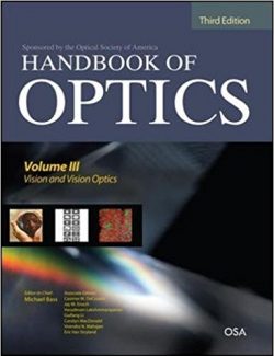 handbook of optics vol ii michael bass virendra n mahajan 3rd edition