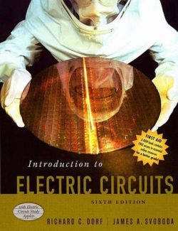introduction to electric circuits richard c dorf james a svoboda 6th edition