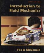 introduction to fluid mechanics fox mcdonald 5 edition