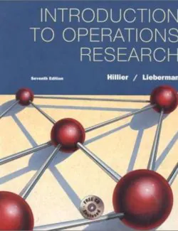 introduction to operations research frederick s hillier gerald j lieberman 7th